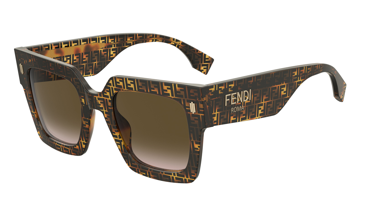 FENDI（フェンディ）2021年春夏ウィメンズ新作サングラス「バゲット」「フェンディ ローマ」発売 - サングラスニュース | GLAFAS