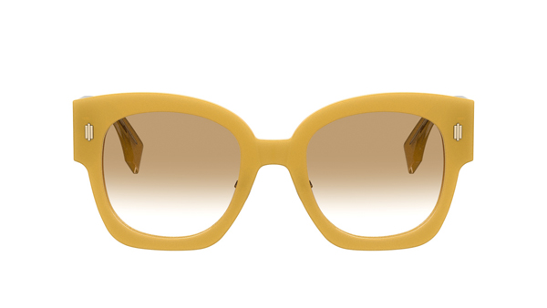 FENDI（フェンディ） FENDI ROMA（フェンディ ローマ） FF0458GS イエローアセテート サングラス