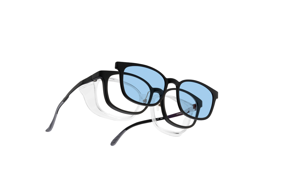 着脱式パーツでサングラスやブルーライトカット 花粉 飛沫対策にも使える機能性メガネ 眼鏡市場 Fun Glasses ファングラス メガネフレームニュース Glafas グラファス メガネ サングラス総合情報サイト