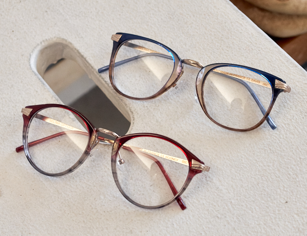 （上）Selima Optique（セリマ オプティーク）DAVID カラー06C （下）Selima Optique（セリマ オプティーク）ROONEY カラー08C