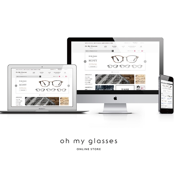 Oh My Glasses TOKYOの店舗では、オンラインストアの商品を取り寄