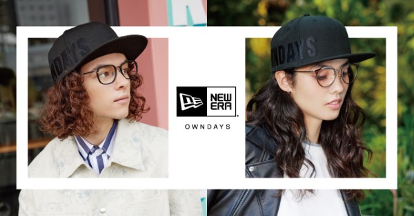 NEW ERA（ニューエラ）× OWNDAYS（オンデーズ）、メガネと帽子で秋のファッションスタイリングを提案