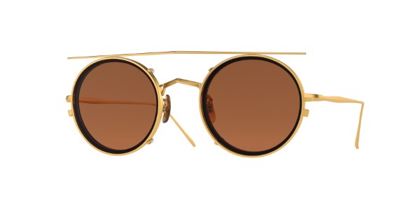 Oliver Peoples（オリバーピープルズ） Takumi Collection Gio Ponti（タクミ コレクション ジオ・ポンティ） G.PONTI-2 OV1292T Brushed Brass / Black+Brown