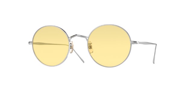 Oliver Peoples（オリバーピープルズ） Takumi Collection Gio Ponti（タクミ コレクション ジオ・ポンティ） G.PONTI-3 OV1293ST Silver+Yellow WashMade in Japan