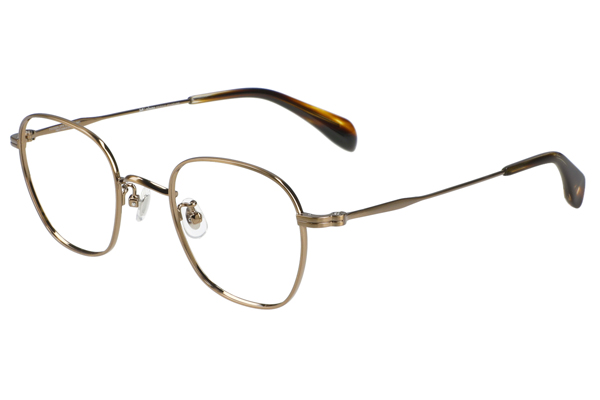 Zoff｜JOURNAL STANDARD relume Intelligents ZY212023 カラー：アンティークゴールド57F1）斜め