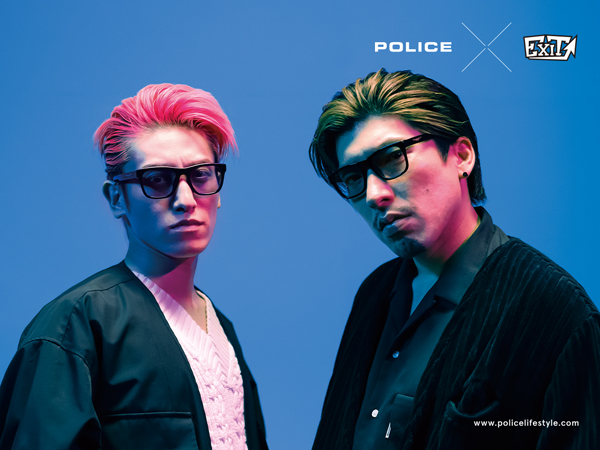 イタリアのアイウェアブランドPOLICE（ポリス）がお笑い芸人EXITとの2ndカプセルコレクション発売