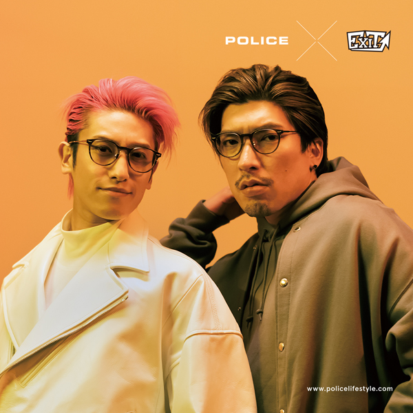POLICE × EXIT 2ndカプセルコレクション イメージビジュアル（メガネフレーム）