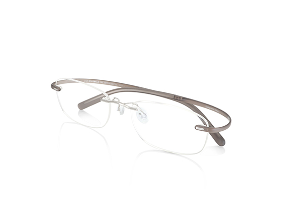 JINS（ジンズ）Ultra Light Airframe Hingeless Rimless（ウルトラ ライト エアフレーム ヒンジレス リムレス）UUP-21A-084 グレー（192）