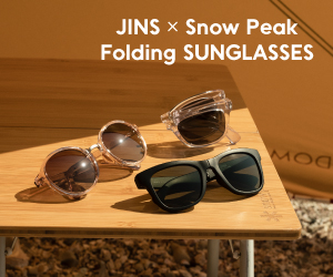 JINS×Snow Peak Folding SUNGLASSES