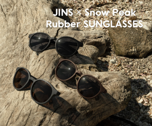 JINS×Snow Peak Rubber SUNGLASSES