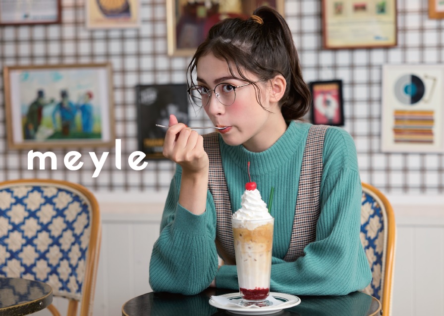 韓国テイストの縦幅大きめメガネ 眼鏡市場「meyle（メイル）」第2弾発売