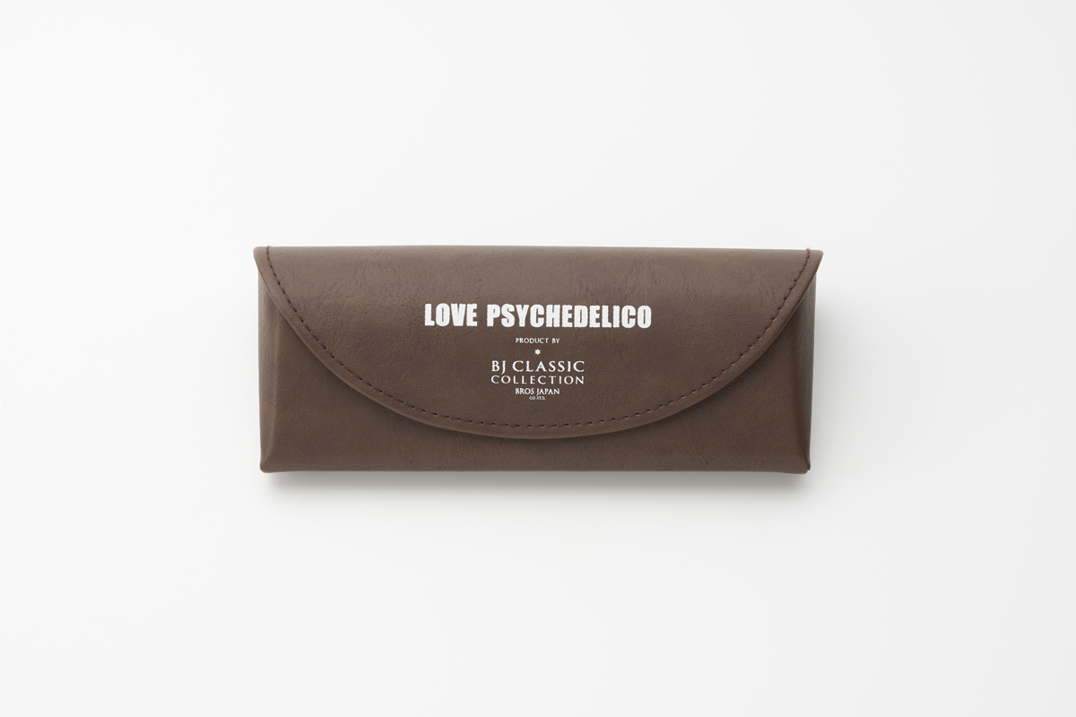 LOVE PSYCHEDELICO×BJ CLASSIC COLLECTION メガネケース（表面）