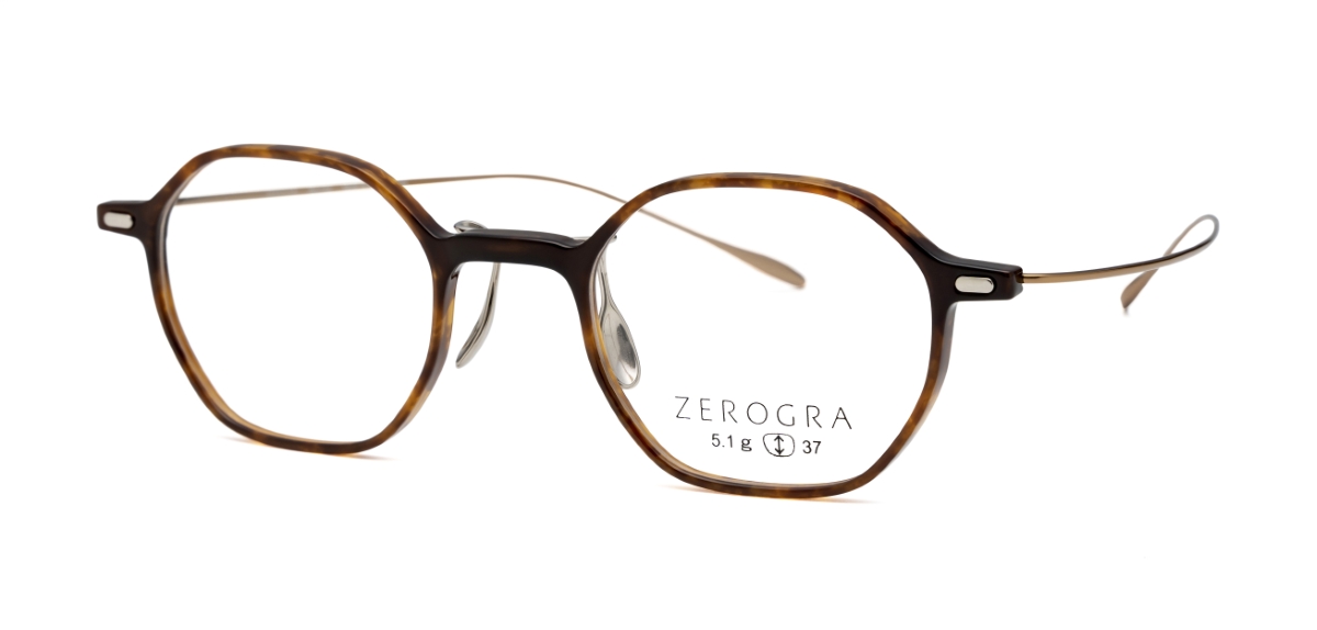眼鏡市場 ZEROGRA NEO（ゼログラ ネオ）ZEG-C02 カラー：DMBR（デミブラウン）