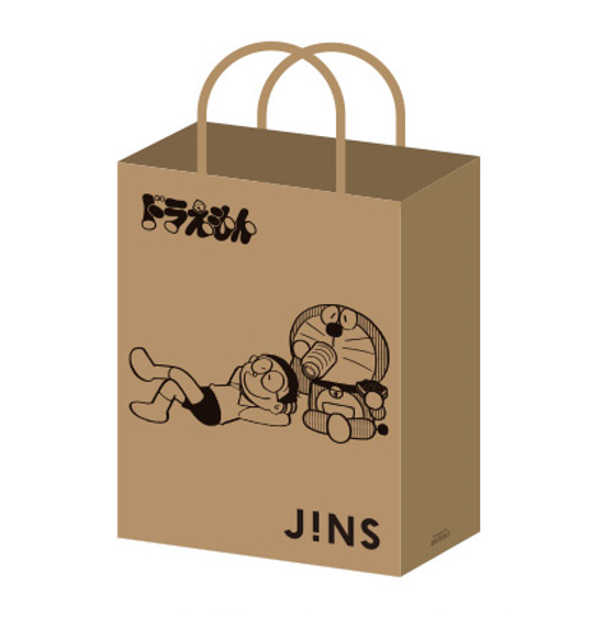 JINS ドラえもんモデル オリジナルショッピングバッグ
