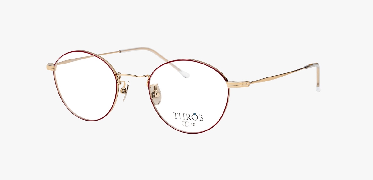 眼鏡市場 THROB（スロブ）thb-01 カラー：WI（ワイン）