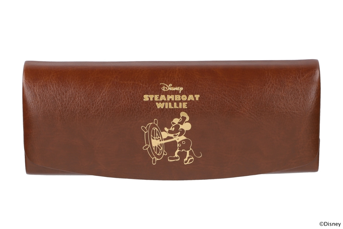 Disney Collection created by Zoff | Disney100 “STEAMBOAT WILLIE”（ディズニーコレクション クリエイテッド バイ ゾフ ディズニー100 “スチームボート ウィリー”）メガネケース