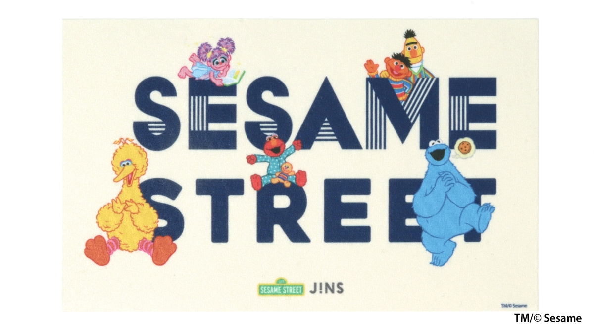 JINS×SESAMI STREET at home セリート（メガネ拭き）