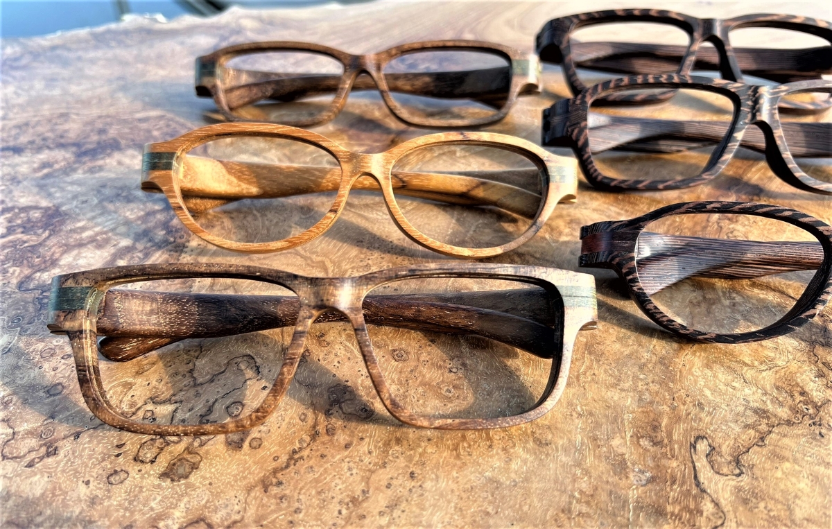 Pure wood glasses frame