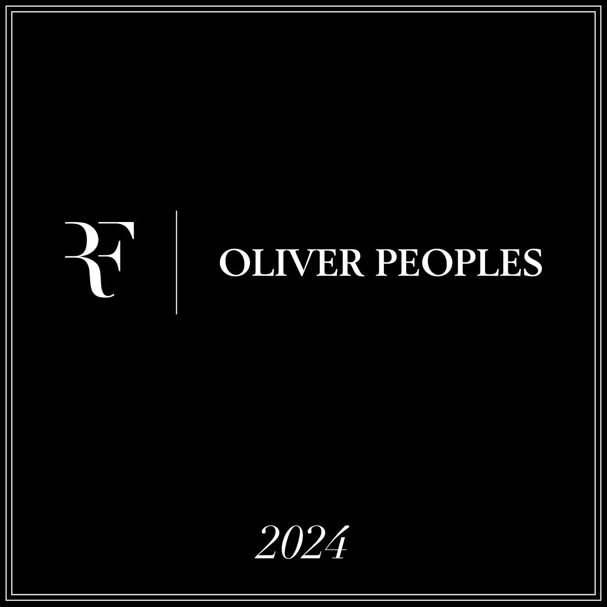 オリバーピープルズ、ロジャー・フェデラー（RF）とコラボレーション｜Oliver Peoplesのプレスリリース