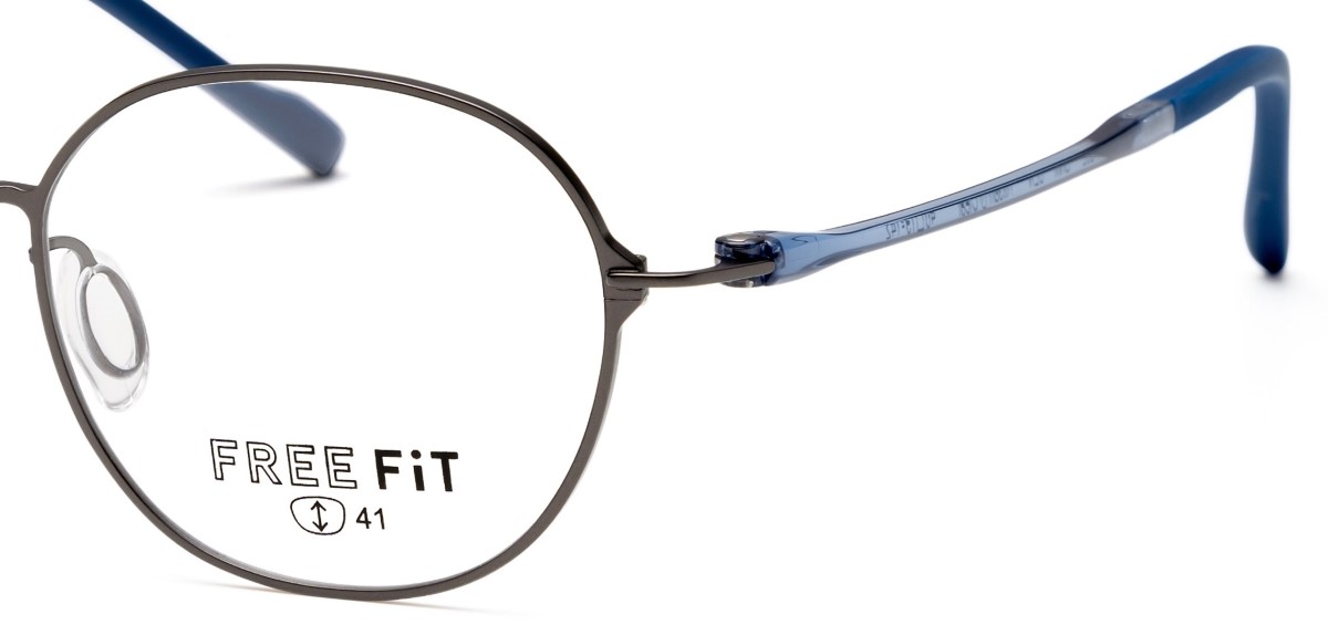 眼鏡市場 FREE FiT（フリーフィット） FFT-080 カラー：ガンメタル