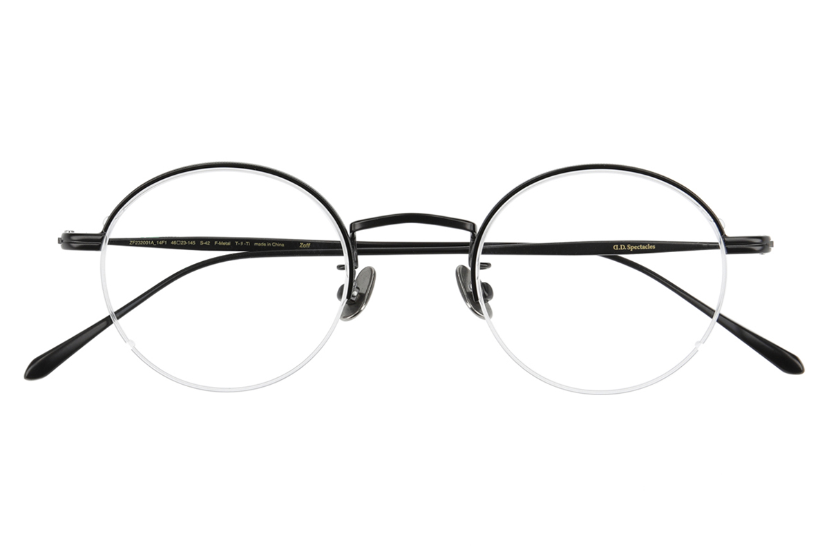 Zoff（ゾフ）D.D.spectacles （ダブルディースペクタクルズ）ZF232001 ブラック