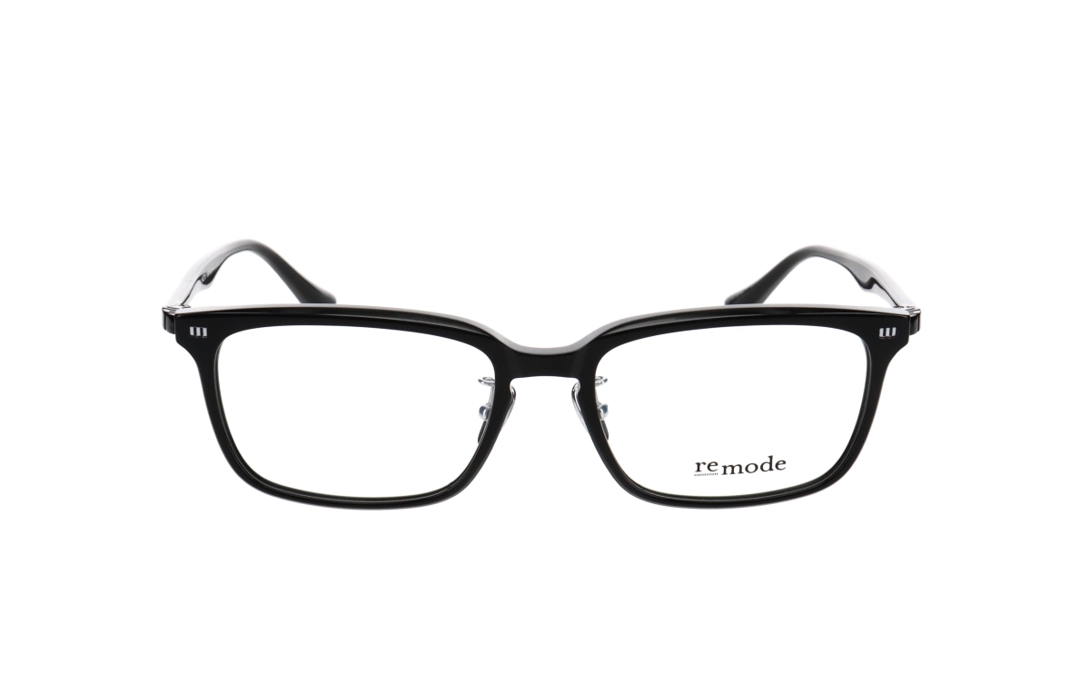 ビジョンメガネ remode（リモード） RM-006 カラー：ブラック（BK ブラック）