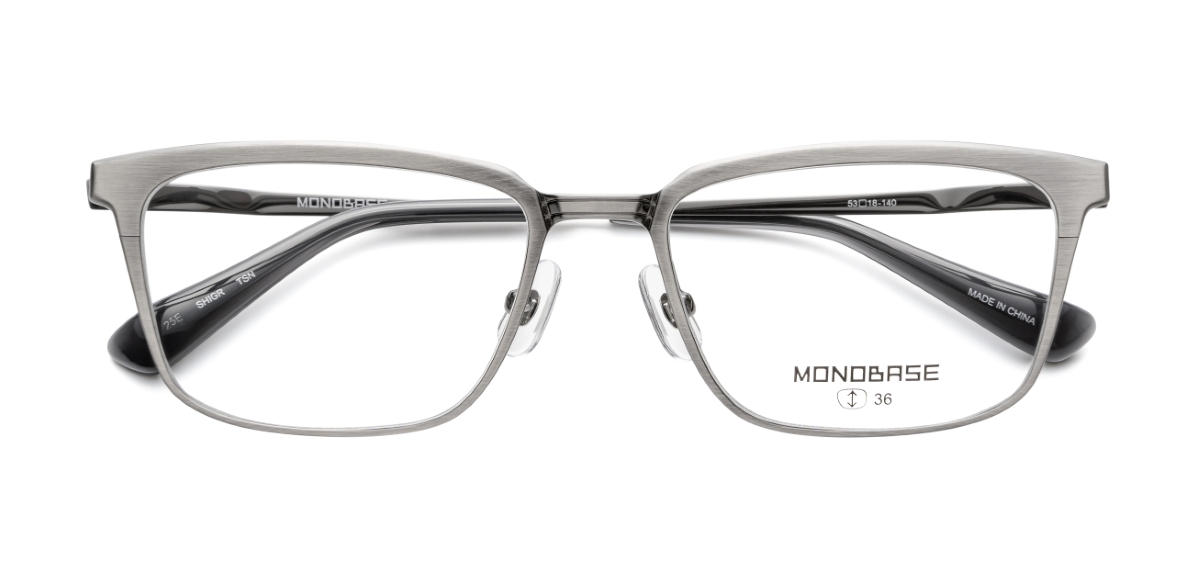 眼鏡市場 MONOBASE(モノベース) MOB-8007 シャーリンググレー 眼鏡市場 MONOBASE(モノベース) MOB-8007 シャーリンググレー