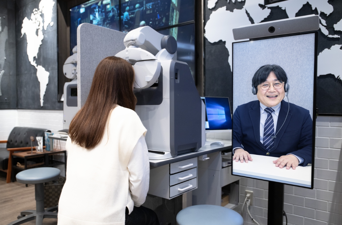 リモート視力測定 イメージ リモート視力測定 イメージ