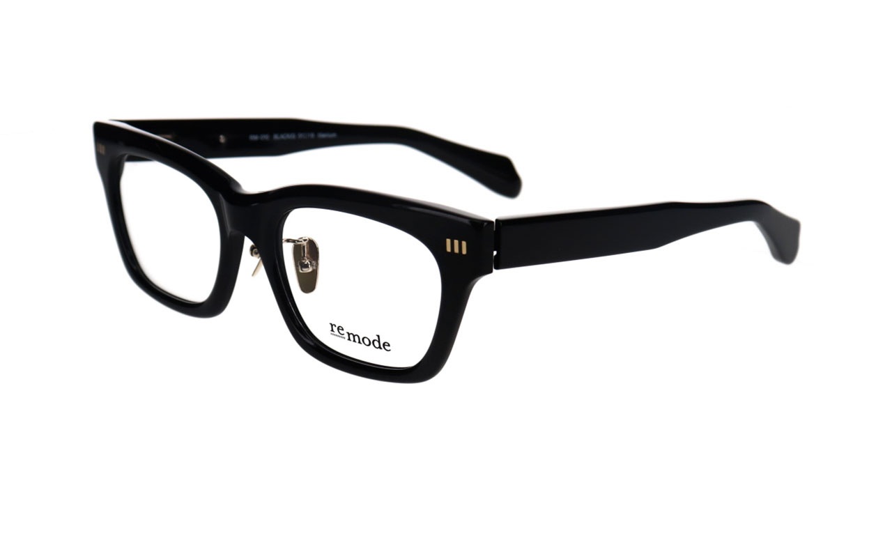 ビジョンメガネ remode(リモード) RM-010 カラー:BLACK/G ビジョンメガネ remode(リモード) RM-010 カラー:BLACK/G